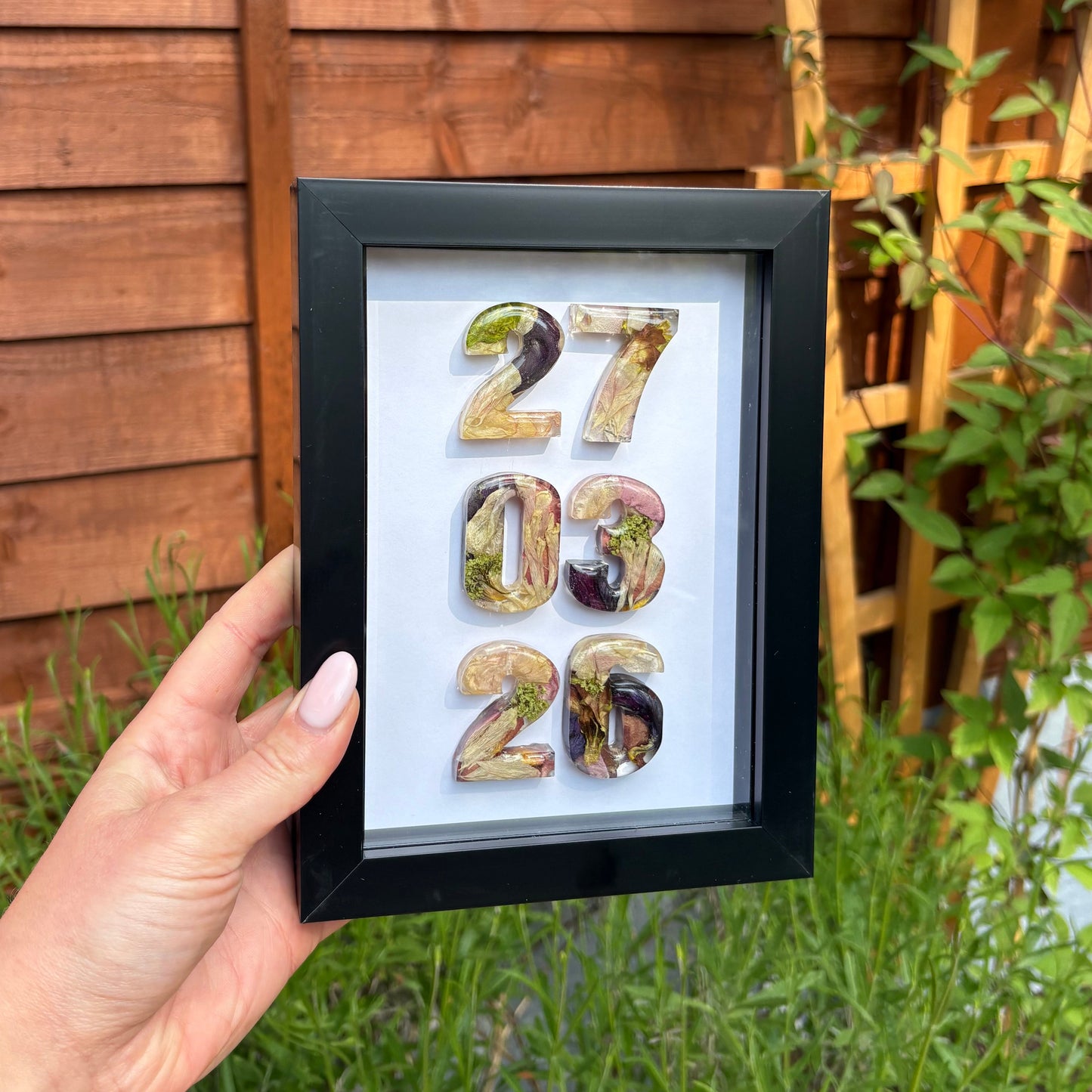 Anniversary Date Frame - Black 5x7”