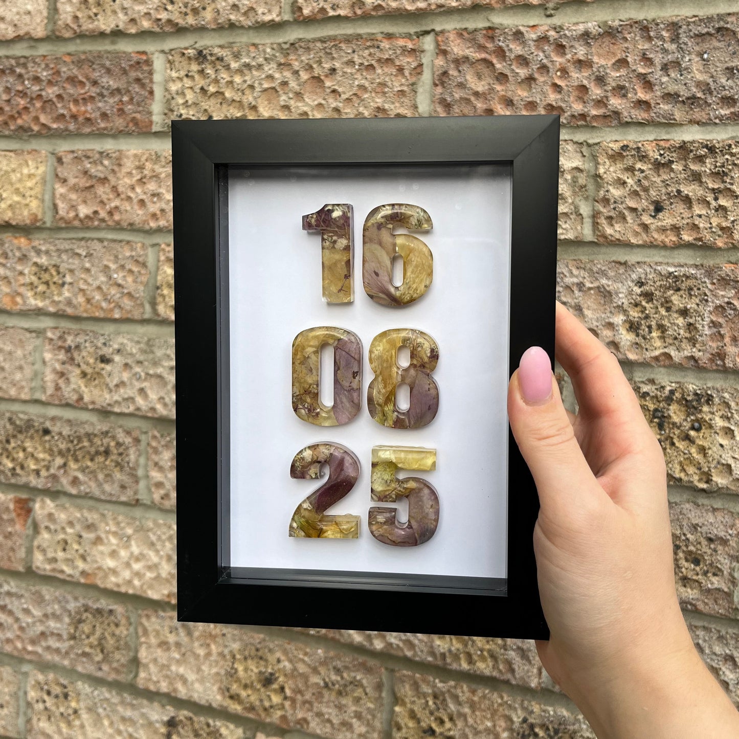 Anniversary Date Frame - Black 5x7”
