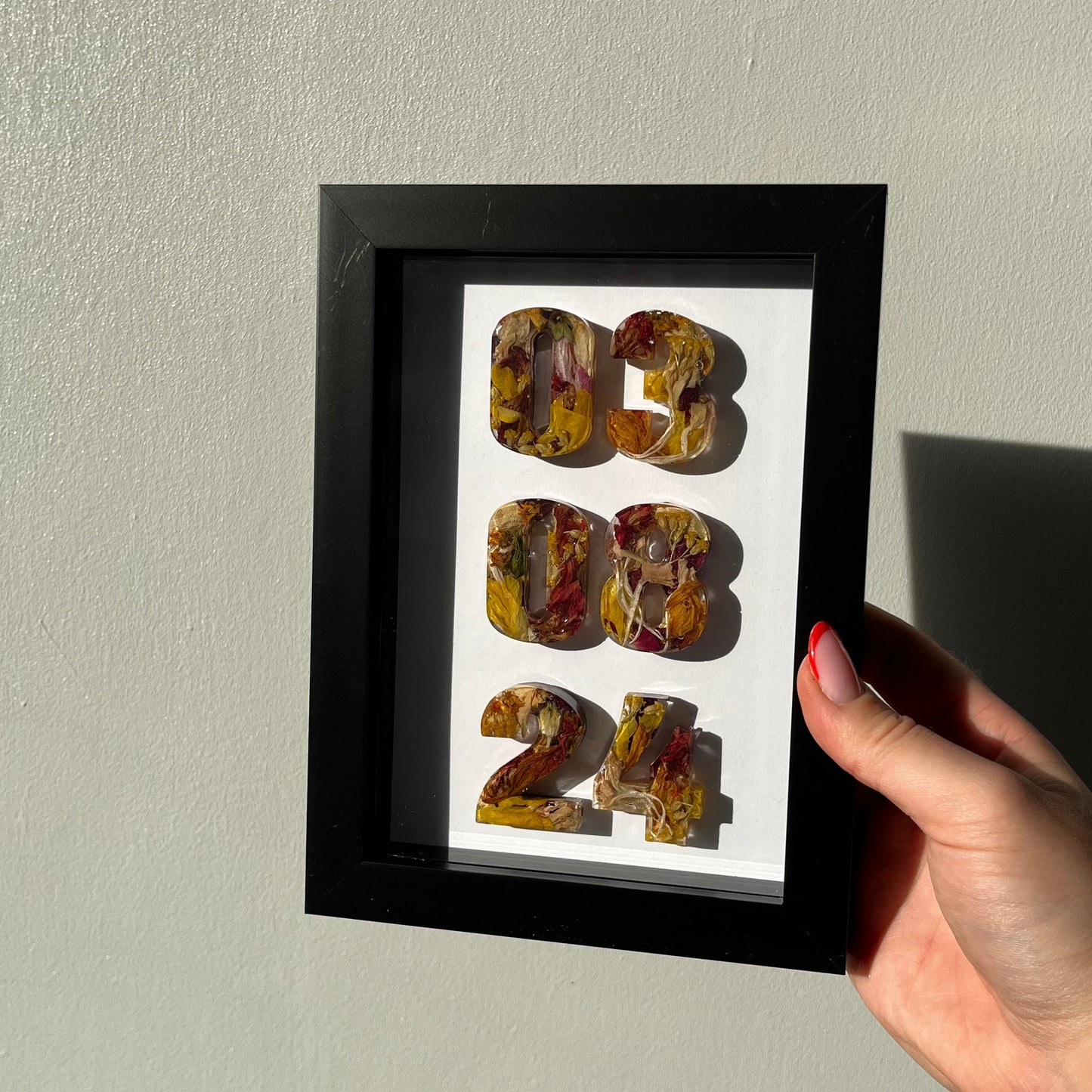 Anniversary Date Frame - Black 5x7”
