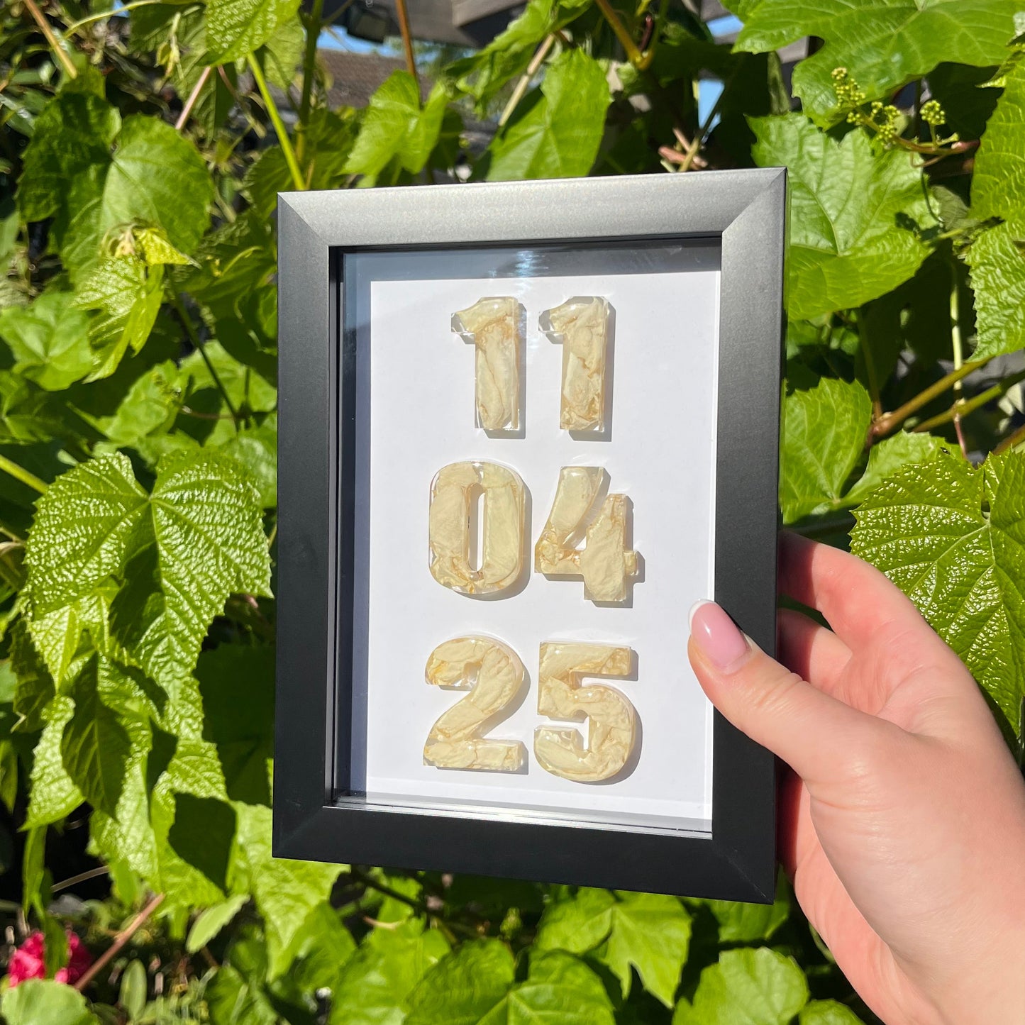 Anniversary Date Frame - Black 5x7”
