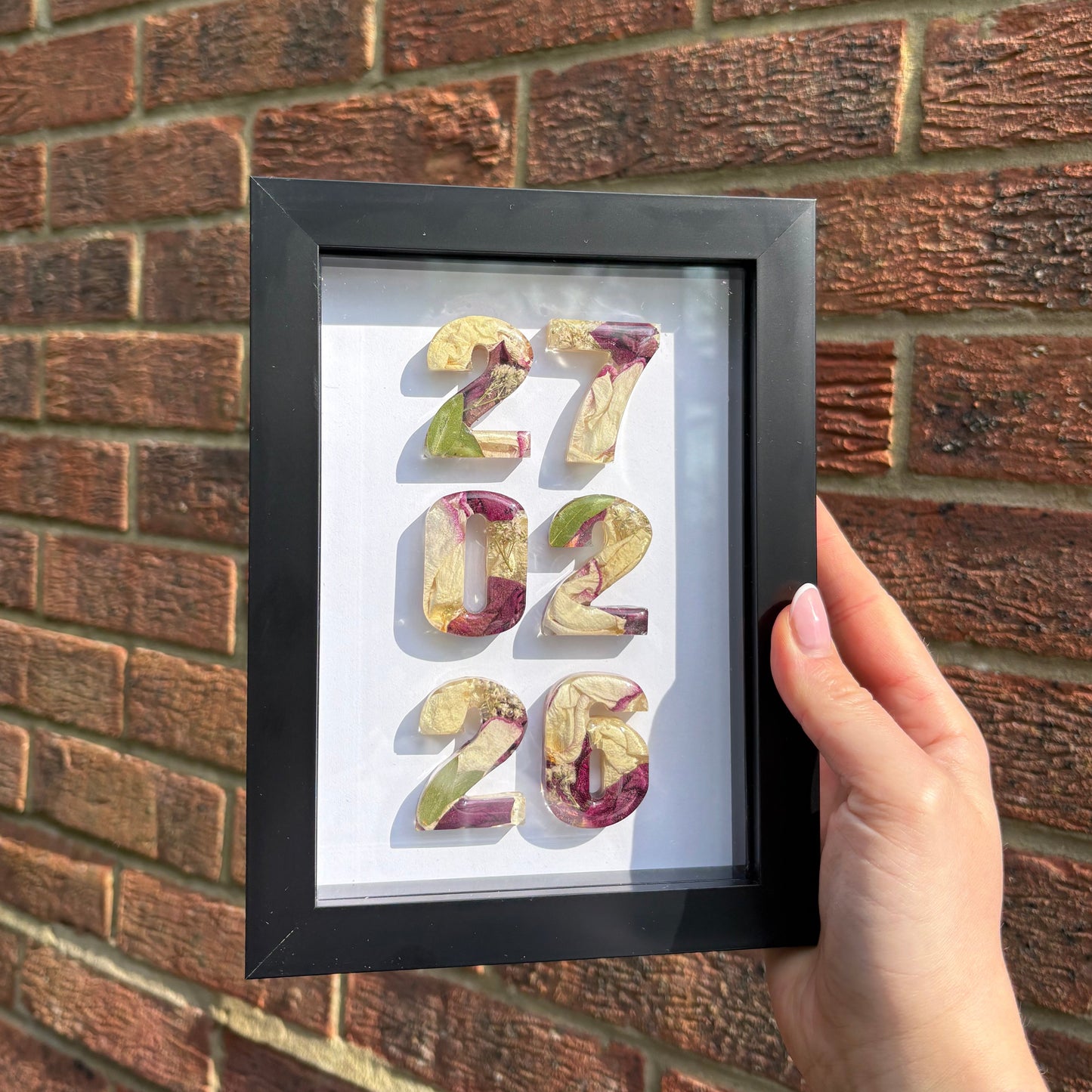 Anniversary Date Frame - Black 5x7”